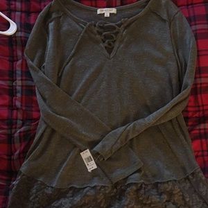 Green. Long sleeve New with tags!!